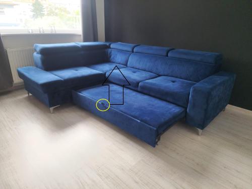 Posezení v ubytování Krakowska 41A duży apartament w centrum FV23 self check-in
