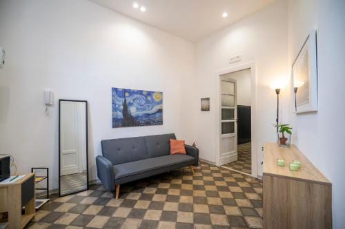 Χώρος καθιστικού στο Sun Sicily Home