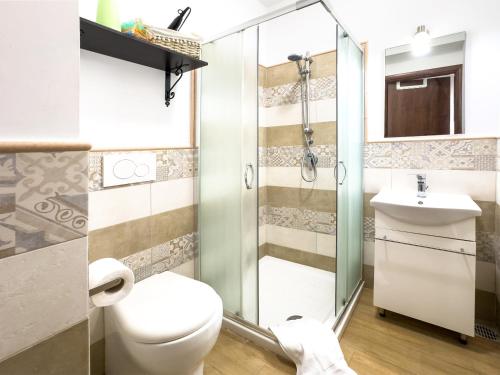 Koupelna v ubytování Casa dei nodi