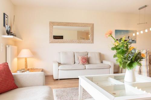 Posezení v ubytování Ferienwohnung Soleil