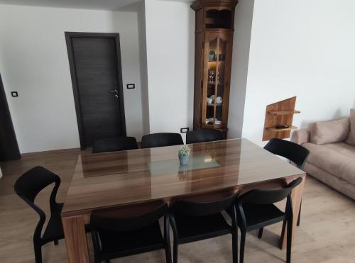 Χώρος καθιστικού στο Družinski apartmaji Judnič
