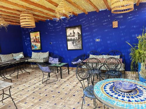 Posezení v ubytování RIAD MAMAHOUSE