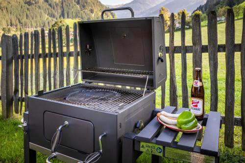 Equipo para parrilladas disponible en el chalet de montaña