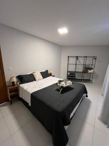 Postel nebo postele na pokoji v ubytování Apartamento 2qts vista para as montanhas