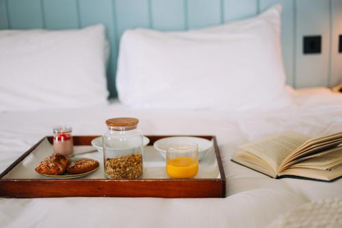 Hodson Bay Hotelにあるベッド