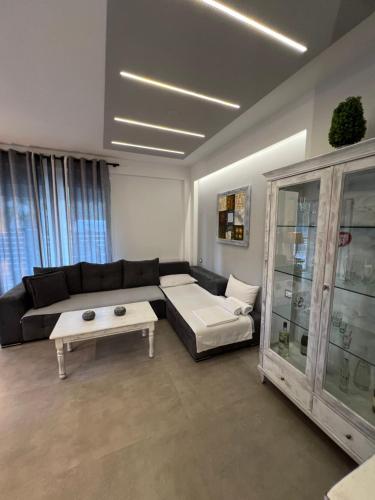 Postel nebo postele na pokoji v ubytování F & B Summer Collection - Kassandra - Nea Fokea