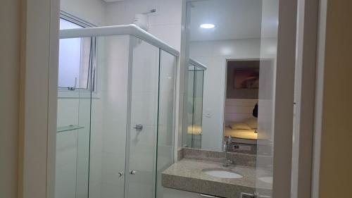 Ένα μπάνιο στο P15 - Varanda Gourmet, 100m do mar -2 Vagas de garagem - Petfriendly