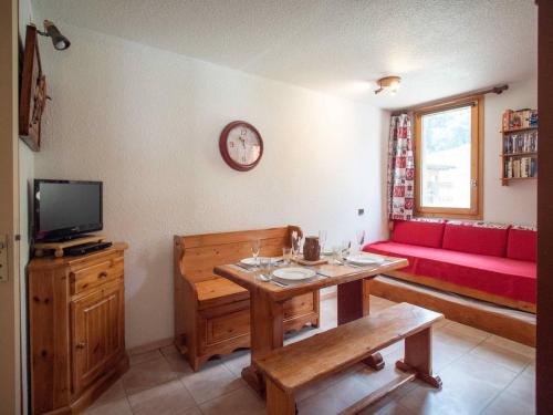Studio divisible Valmorel 5 personnes avec balcon et parking optionnel - FR-1-291-814