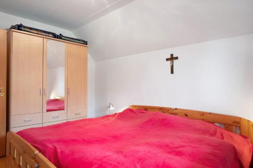 Postel nebo postele na pokoji v ubytování Grundhof Christian Faller