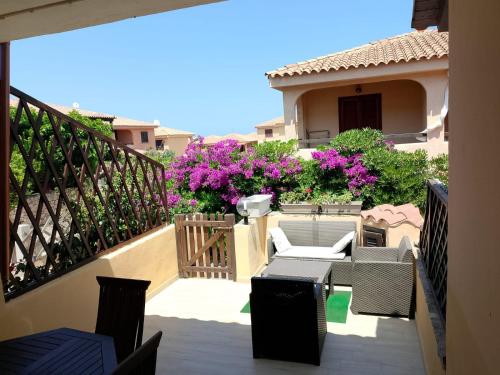 Μπαλκόνι ή βεράντα στο Cozy studio in Baia de Bahas