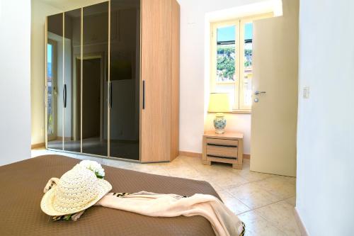 En eller flere senge i et værelse på Gargar home Sorrento