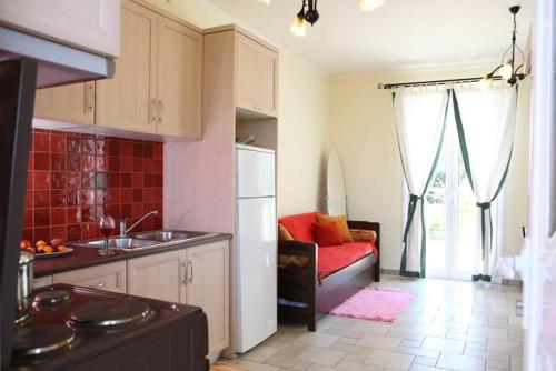 Küche/Küchenzeile in der Unterkunft Maistros Apartments