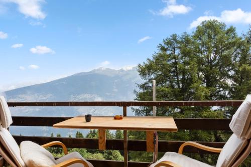 Thyon-les-Collons, 4 pers - Balcon avec vue