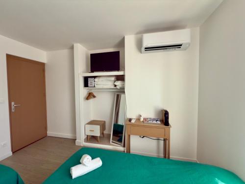 TV/trung tâm giải trí tại Auberge U Pampasgiolu