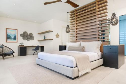 Ένα ή περισσότερα κρεβάτια σε δωμάτιο στο Villa Oceanview Turks Caicos