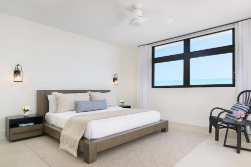 Ένα ή περισσότερα κρεβάτια σε δωμάτιο στο Villa Oceanview Turks Caicos