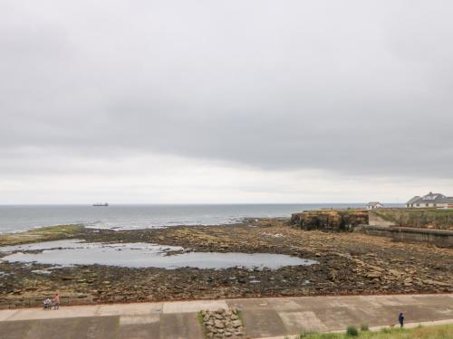 a view of the ocean from the top of a building at Marden Mews in Whitley Bay