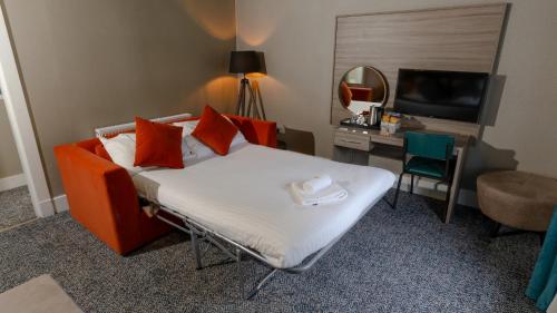 Sligachan Hotelにあるテレビまたはエンターテインメントセンター
