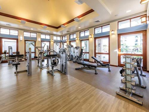 Fitness centrum a/nebo fitness zařízení v ubytování Marriott's Ko Olina Beach Club Studio Apartment with Resort Access