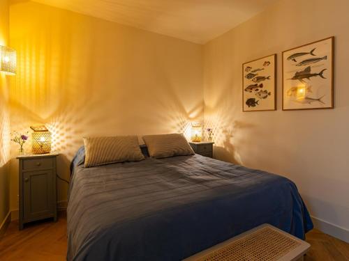 Postel nebo postele na pokoji v ubytování Studio Haas