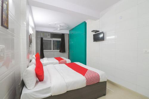 Postel nebo postele na pokoji v ubytování Super Hotel O Unwind