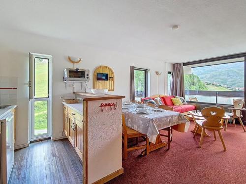 Appartement rénové, accès direct aux pistes, balcon, 2 pièces, 6 pers, Croisette Les Belleville - FR-1-344-936