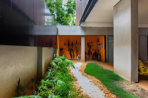 Jardin de l'établissement Casa Pantuso Savassi