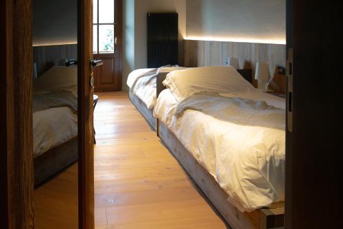 Ein Bett oder Betten in einem Zimmer der Unterkunft Pa' Sefn