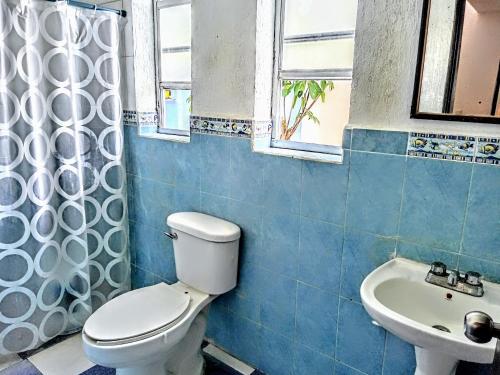 Koupelna v ubytování Casa Blanca Cancun