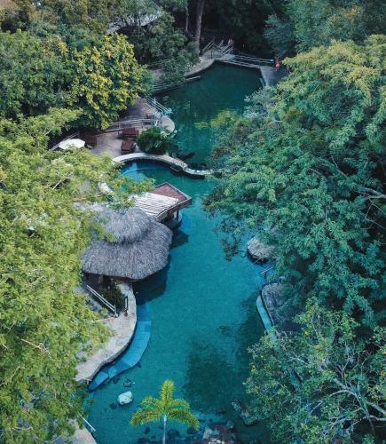 Landskap semula jadi dekat dengan resort