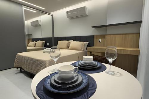 Χώρος καθιστικού στο Condomínio City House : Conforto e vista privilegiada!