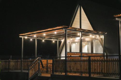 Hoone, kus puhkepark asub