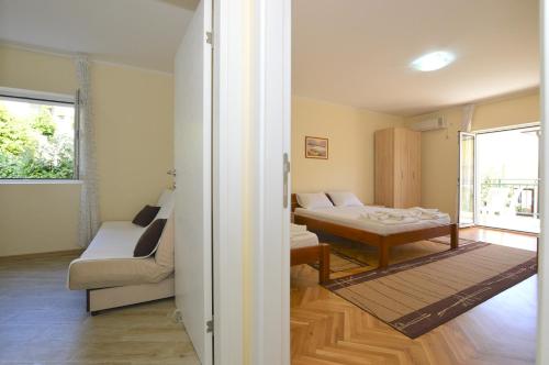 Χώρος καθιστικού στο Apartments Begovic