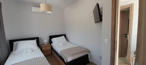 Ένα ή περισσότερα κρεβάτια σε δωμάτιο στο Casa di Laino