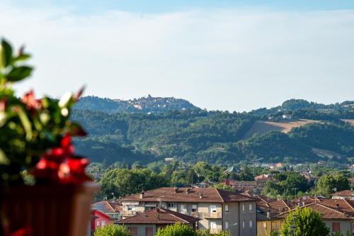 Nespecifikovaný výhled na hory nebo výhled na hory při pohledu z bed and breakfast