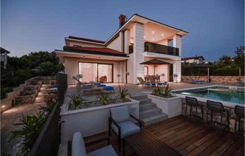 Nice Home In Malinska With Sauna