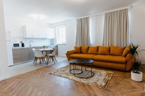 Dapur atau dapur kecil di Evo Residence Oasului