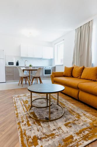 Dapur atau dapur kecil di Evo Residence Oasului