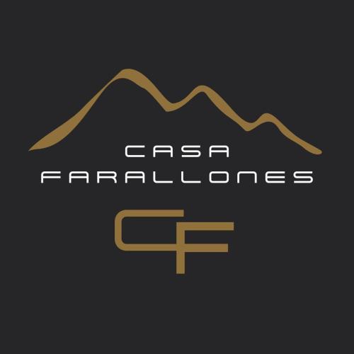 a logo for a company with a mountain at Casa Farallones a 20 minutos de Cali, Negocios, Familia, Casa tranquila, ideal para trabajos temporales o ejecutivos en la zona, descanso, privacidad, excelente señal wifi in Jamundí