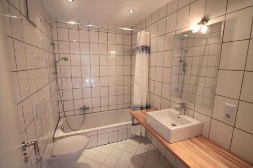 Ένα μπάνιο στο Apartment Rambin 1