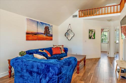 Χώρος καθιστικού στο Red Barn Loft