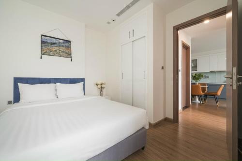 Ένα ή περισσότερα κρεβάτια σε δωμάτιο στο Delux 2Bedroom Apt Near Marriott And Keangnam