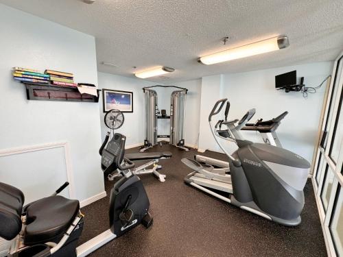 Fitness centrum a/nebo fitness zařízení v ubytování The Dunes
