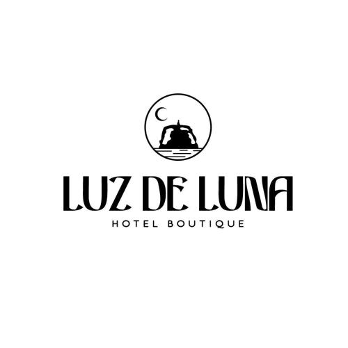 a hotel logo with the title logo for lzu de luna at Hotel Boutique Luz de Luna in San Blas