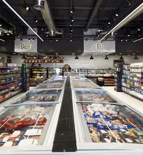 a store filled with lots of different types of food at Fouka Bay North Coast 2BRs Modern Style Serviced Apartment with Open Pool & Sea View in Marsa Matruh