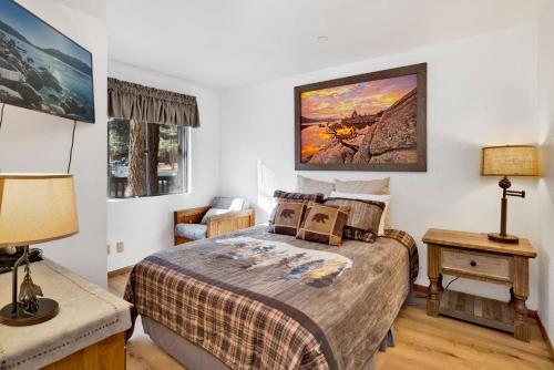 Voodi või voodid majutusasutuse Ski time getaway #1848 toas