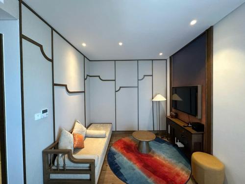 Χώρος καθιστικού στο APEC Mandala Chăm Bay Mũi Né Luxury by LTĐ