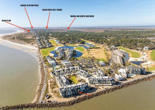 an aerial view of avalon resort on the beach at 630 New Haven - Dolphin Pointe in Fripp Island