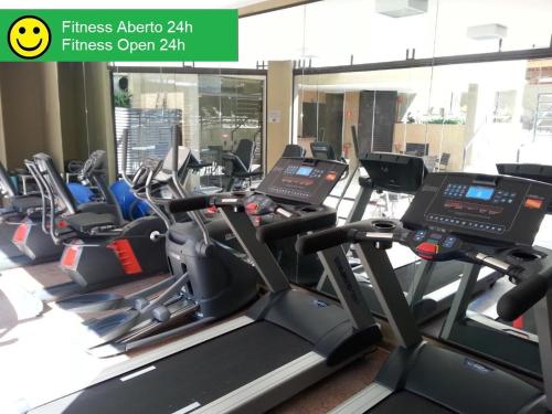 Fitness centrum a/nebo fitness zařízení v ubytování Premium Flats Berrini - Boutique Hotel
