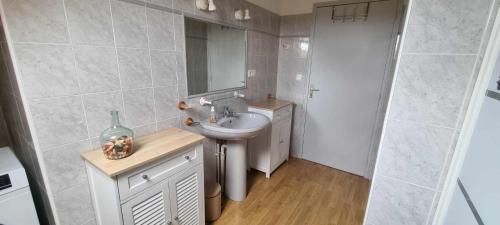 Koupelna v ubytování Le Polder